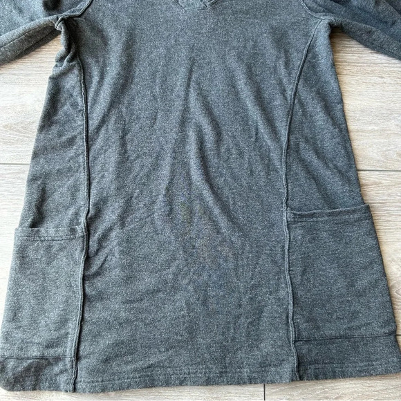 Bamboo  Jersey From Brandwear V Neck Big Pockets Sweatshirt - Picture 10 of 15